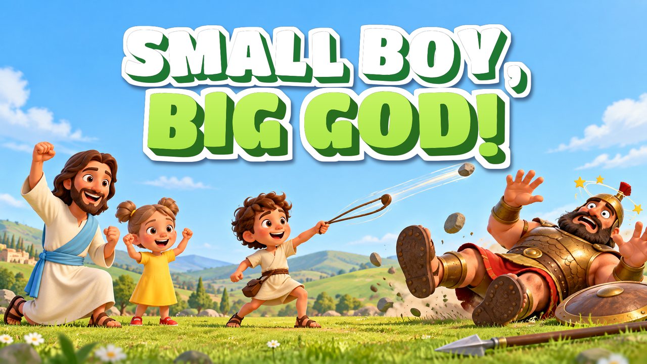 David and the Giant: a Bible story for kids